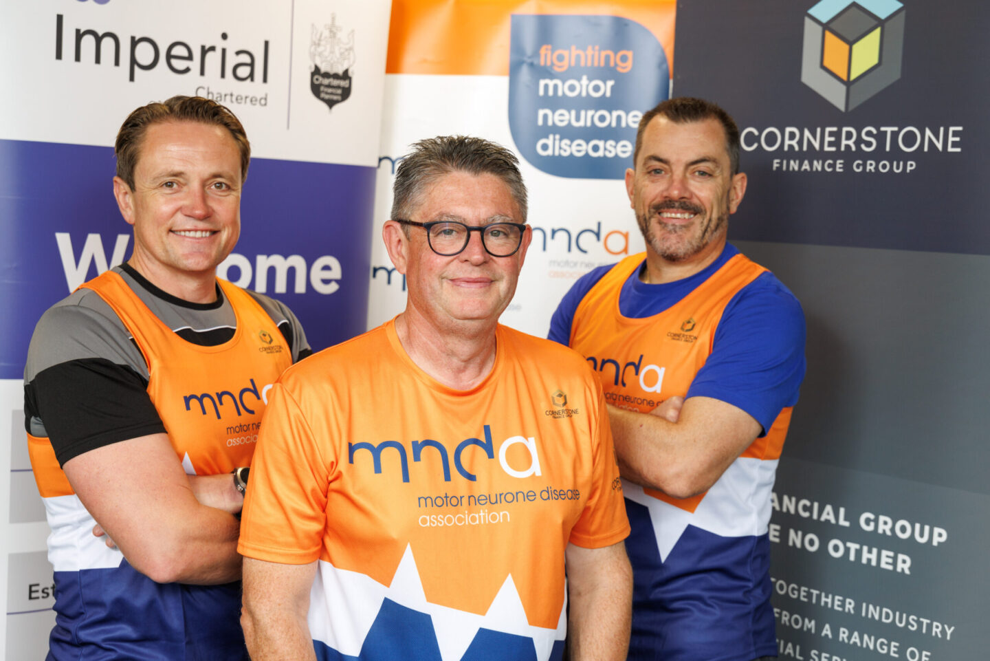 Kevin Morgan, our cco, with Imperial Director wearing MNDA shirts.