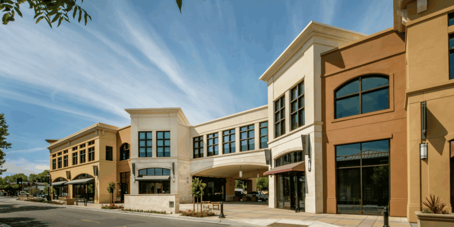 partially-let mixed-use property